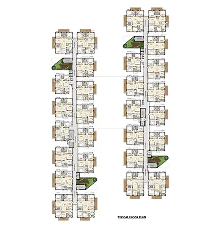 Om Sree Sky Park 3 BHK Floor Plan